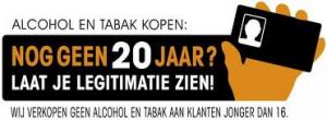Legitimeren onder de 20 jaar in supermarkt